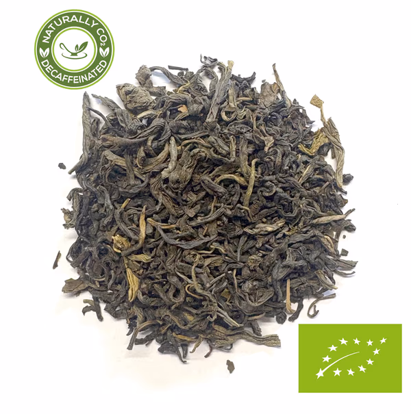 China Mao Feng Organic Decaffeinated Green Tea