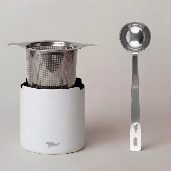 Brewing Bundle (Tea Strainer + Holding Cup + Metal Spoon)